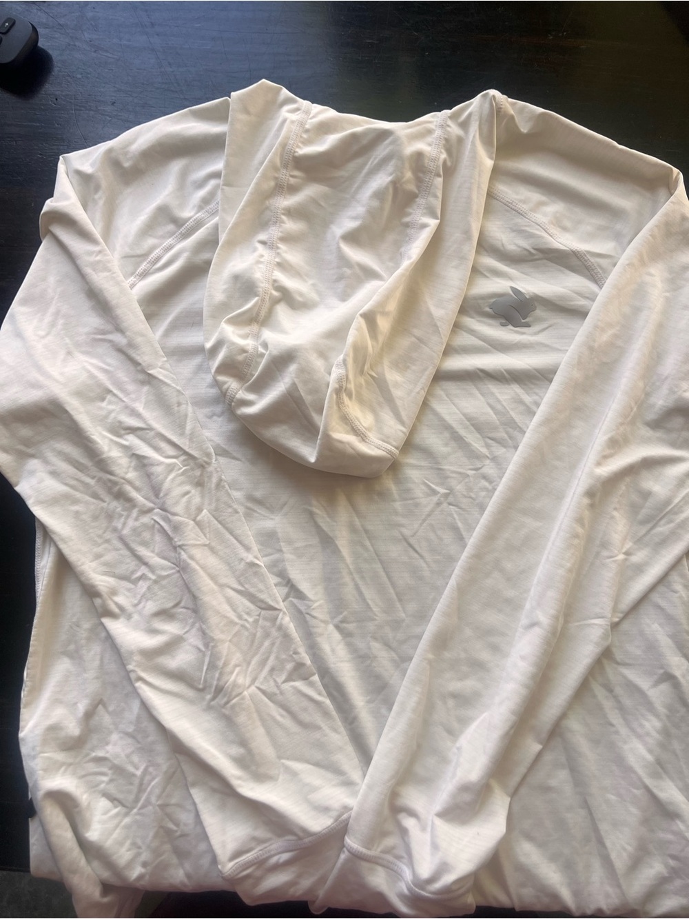 Rabbit long sleeved sun shirt with hood